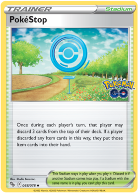 SWSH Pokemon Go 068-078 PokéStop