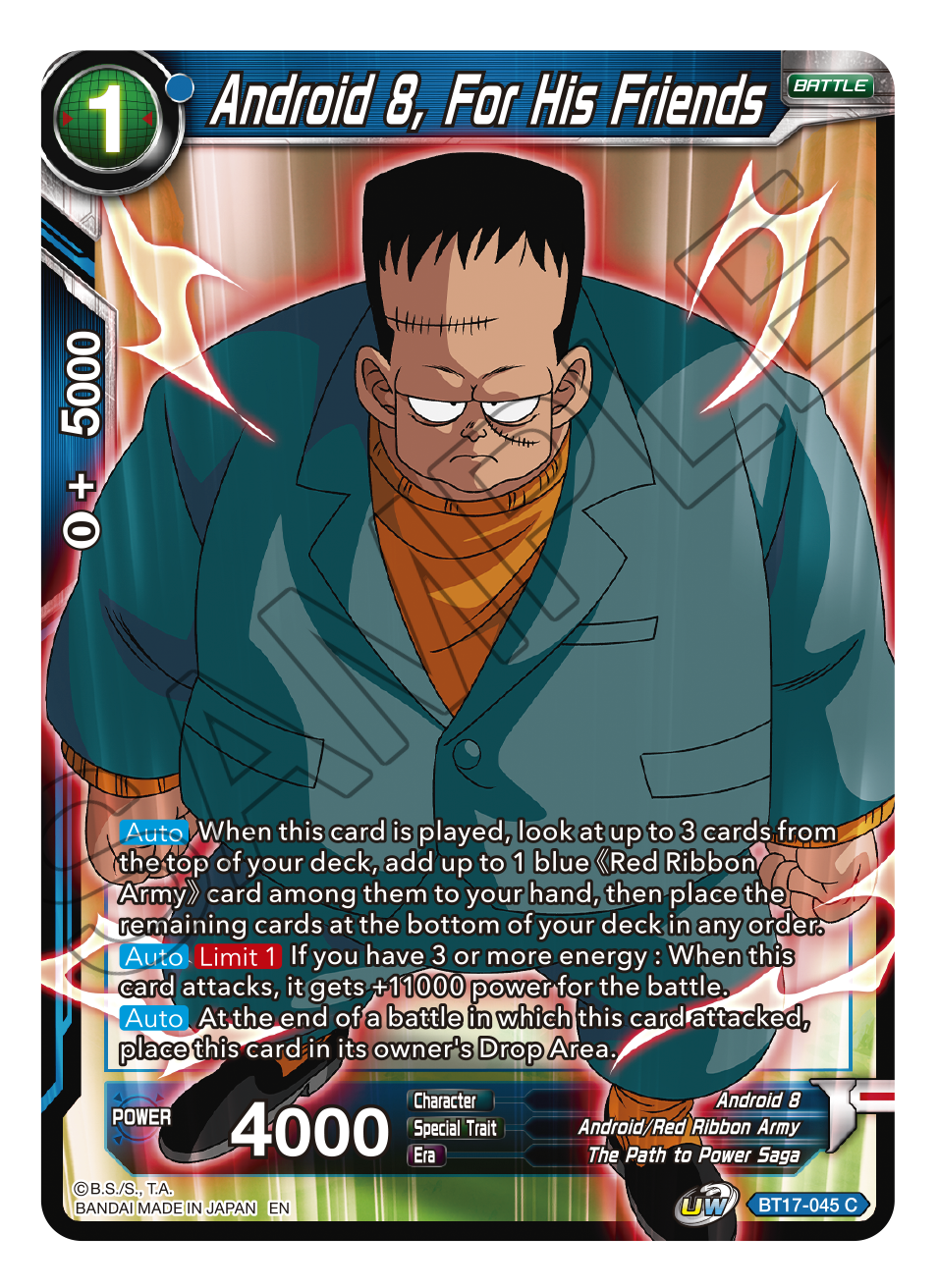 Ultimate Squad BT17-045 Android 8, For His Friends