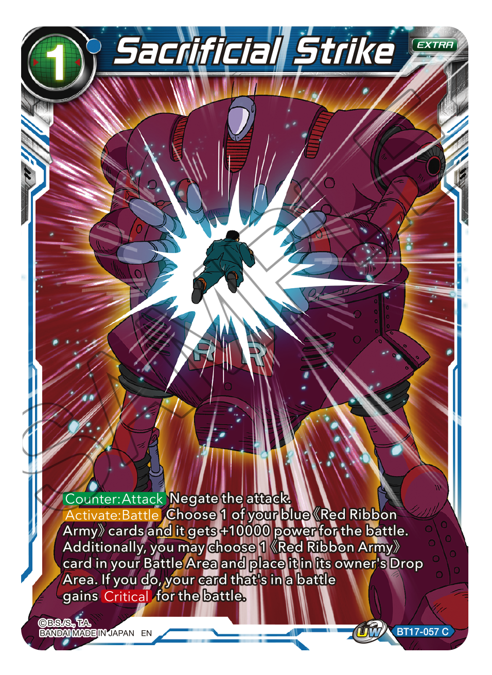 Ultimate Squad BT17-057 Sacrificial Strike