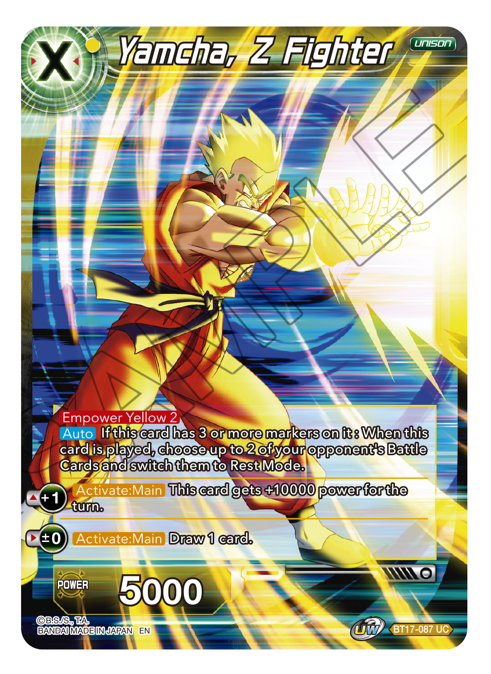 Ultimate Squad BT17-087 Yamcha, Z Fighter