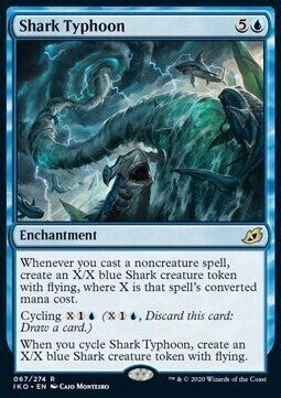MTG IKORA : LAIR OF BEHEMOTHS - 067/274 Shark Typhoon Foil