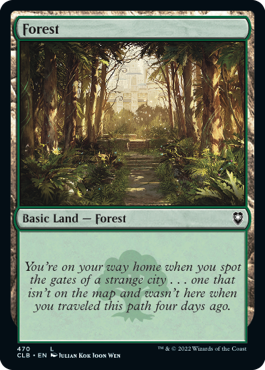 MTG Battle for Baldur's Gate 470 Forest