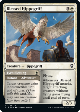MTG Battle for Baldur's Gate 011/361 Blessed Hippogriff