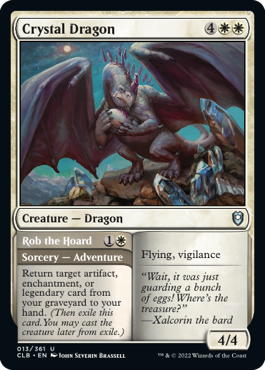 MTG Battle for Baldur's Gate 013/361 Crystal Dragon