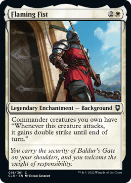 MTG Battle for Baldur's Gate 018/361 Flaming Fist