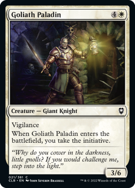 MTG Battle for Baldur's Gate 021/361 Goliath Paladin