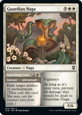 MTG Battle for Baldur's Gate 023/361 Guardian Naga