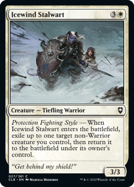 MTG Battle for Baldur's Gate 027/361 Icewind Stalwart