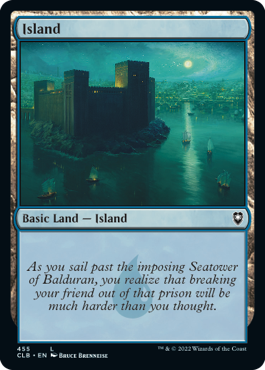 MTG Battle for Baldur's Gate 455 Island