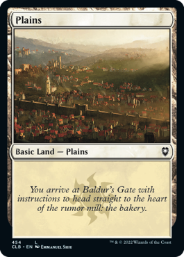 MTG Battle for Baldur's Gate 454 Plains