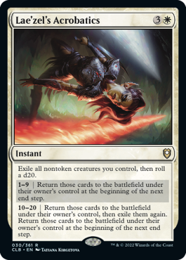 MTG Battle for Baldur's Gate 030/361 Lae'zel's Acrobatics