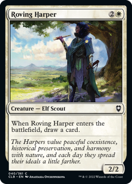 MTG Battle for Baldur's Gate 040/361 Roving Harper
