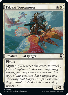 MTG Battle for Baldur's Gate 046/361 Tabaxi Toucaneers