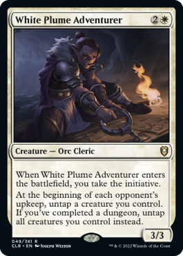 MTG Battle for Baldur's Gate 049/361 White Plume Adventurer