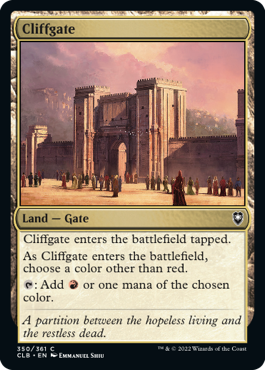 MTG Battle for Baldur's Gate 350/361 Cliffgate