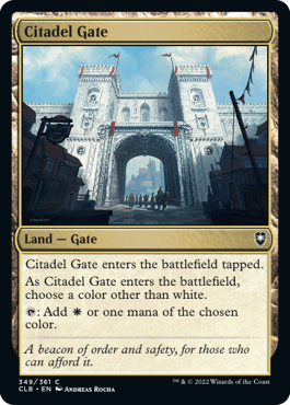 MTG Battle for Baldur's Gate 349/361 Citadal Gate