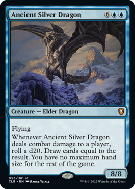 MTG Battle for Baldur's Gate 056/361 Ancient Silver Dragon