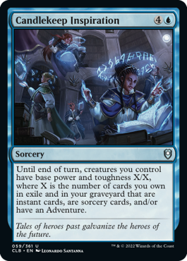 MTG Battle for Baldur's Gate 059/361 Candlekeep Inspiration