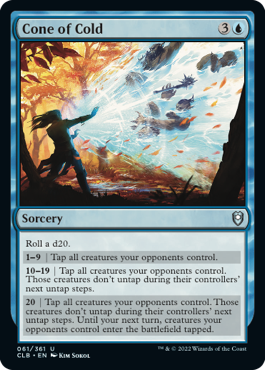 MTG Battle for Baldur's Gate 061/361 Cone of Cold