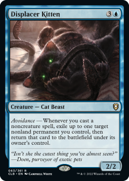 MTG Battle for Baldur's Gate 063/361 Displacer Kitten