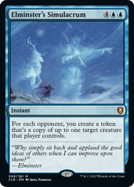 MTG Battle for Baldur's Gate 068/361 Elminster's Simulacrum
