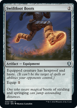 MTG Battle for Baldur's Gate 339/361 Swiftfoot Boots