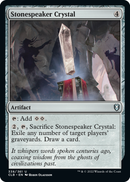 MTG Battle for Baldur's Gate 338/361 Stonespeaker Crystal