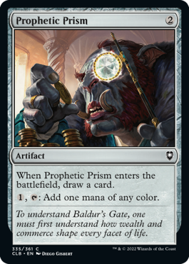 MTG Battle for Baldur's Gate 335/361 Prophetic Prism