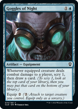 MTG Battle for Baldur's Gate 074/361 Goggles of Night