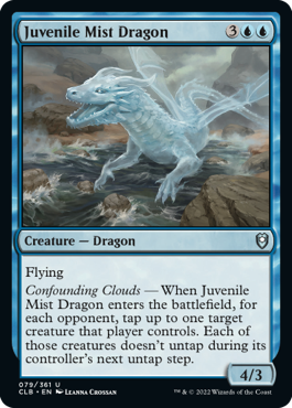 MTG Battle for Baldur's Gate 079/361 Juvenile Mist Dragon