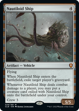 MTG Battle for Baldur's Gate 328/361 Nautiloid ship