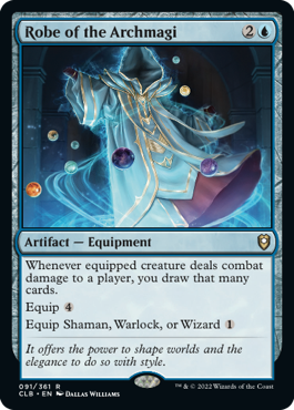 MTG Battle for Baldur's Gate 091/361 Robe of the Archmagi