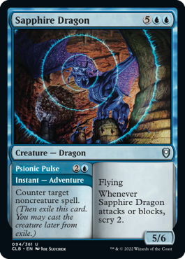 MTG Battle for Baldur's Gate 094/361 Sapphire Dragon