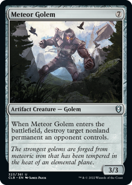 MTG Battle for Baldur's Gate 323/361 Meteor Golem