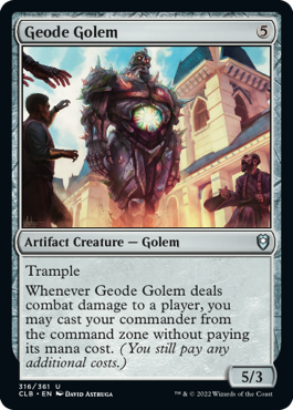 MTG Battle for Baldur's Gate 316/361 Geode Golem