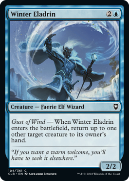 MTG Battle for Baldur's Gate 104/361 Winter Eladrin
