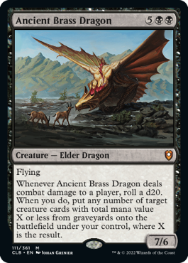 MTG Battle for Baldur's Gate 111/361 Ancient Brass Dragon