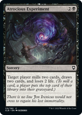 MTG Battle for Baldur's Gate 115/361 Atrocious Experiment