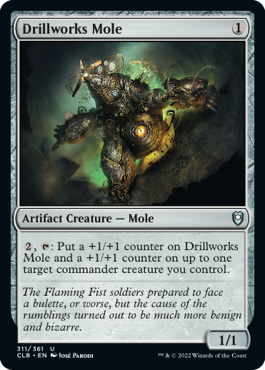 MTG Battle for Baldur's Gate 311/361 Drillworkers Mole