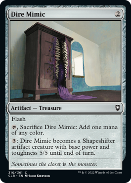 MTG Battle for Baldur's Gate 310/361 Dire Mimic