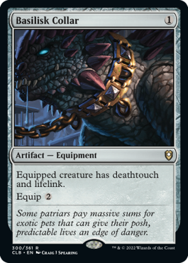MTG Battle for Baldur's Gate 300/361 Basilisk Collar