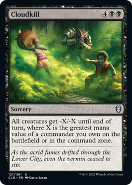 MTG Battle for Baldur's Gate 121/361 Cloudkill