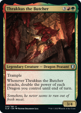 MTG Battle for Baldur's Gate 295/361 Thrakkus the Butcher