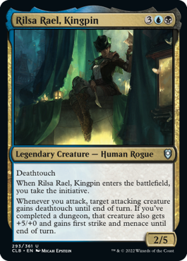 MTG Battle for Baldur's Gate 294/361 Rilsa Rael Kingpin