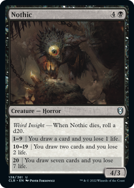 MTG Battle for Baldur's Gate 138/361 Nothic
