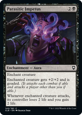 MTG Battle for Baldur's Gate 140/361 Parasitic Impetus