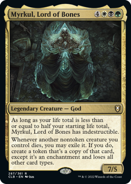 MTG Battle for Baldur's Gate 287/361 Myrkul Lord of Bones