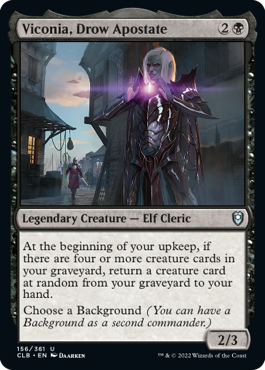 MTG Battle for Baldur's Gate 156/361 Viconia, Drow Apostate
