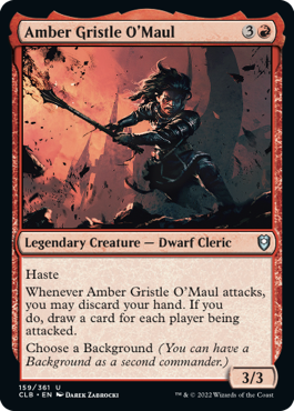 MTG Battle for Baldur's Gate 159/361 Amber Gristle O'Maul