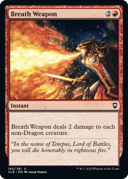 MTG Battle for Baldur's Gate 165/361 Breath Weapon